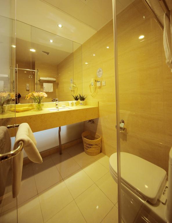 Greentree Inn Shanghai West Huaxia Road Metro Station Express Hotel Zimmer foto