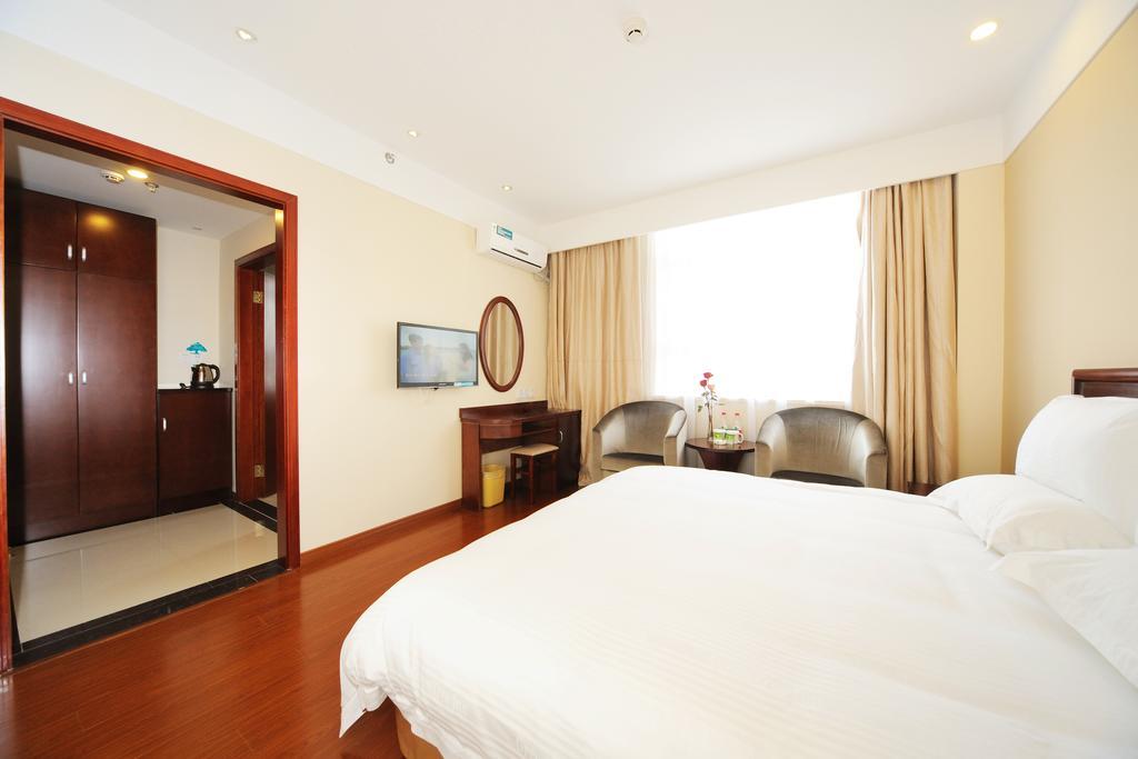 Greentree Inn Shanghai West Huaxia Road Metro Station Express Hotel Zimmer foto