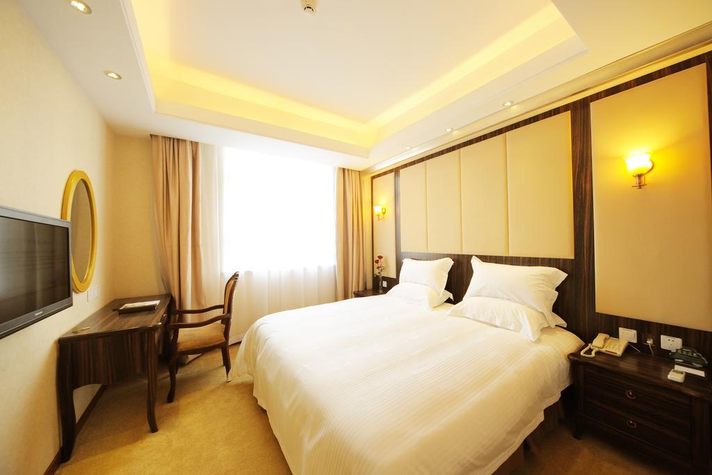 Greentree Inn Shanghai West Huaxia Road Metro Station Express Hotel Zimmer foto
